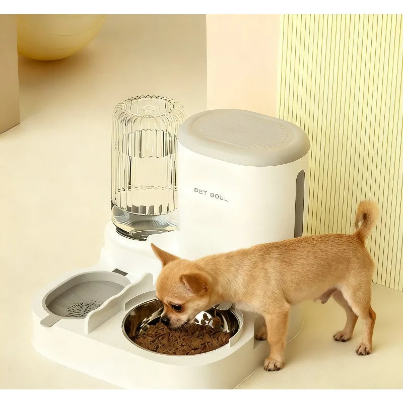 Cat automatic feeder, water dispenser, water dispenser, cat bowl, dog, cat food sink, pet supplies