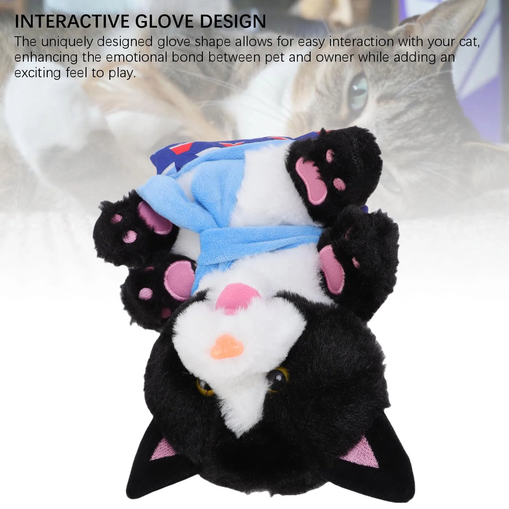 Cat Wrestling  Puppet Cat Wrestling Puppet Promote Exercise Reduce Boredom Interactive Portable Soft Polyester  for Cats