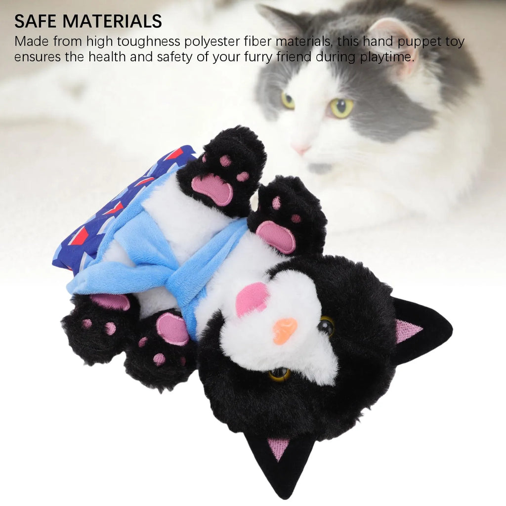 Cat Wrestling  Puppet Cat Wrestling Puppet Promote Exercise Reduce Boredom Interactive Portable Soft Polyester  for Cats