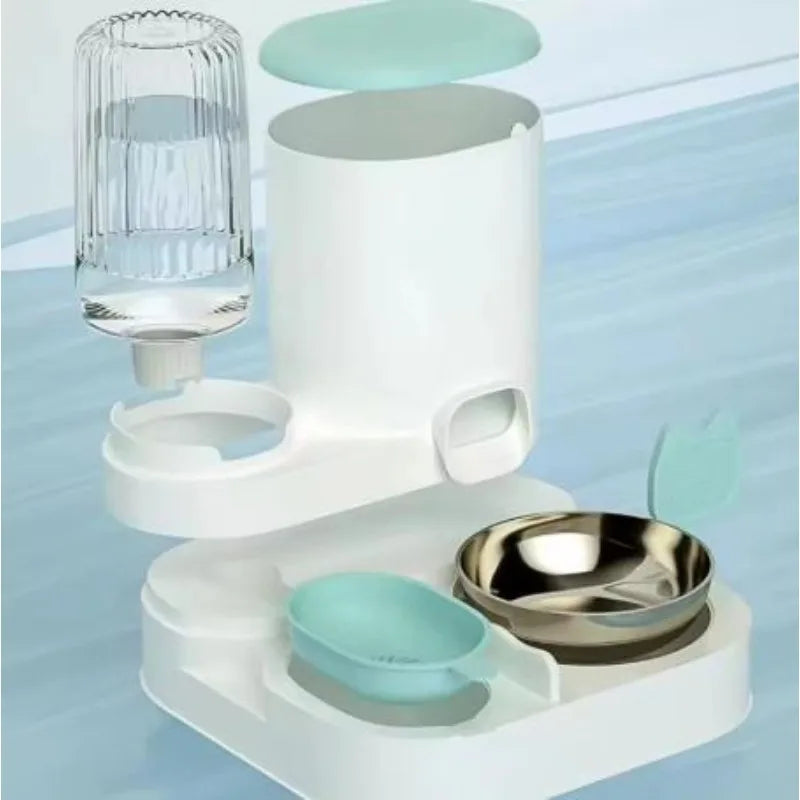 Cat automatic feeder, water dispenser, water dispenser, cat bowl, dog, cat food sink, pet supplies