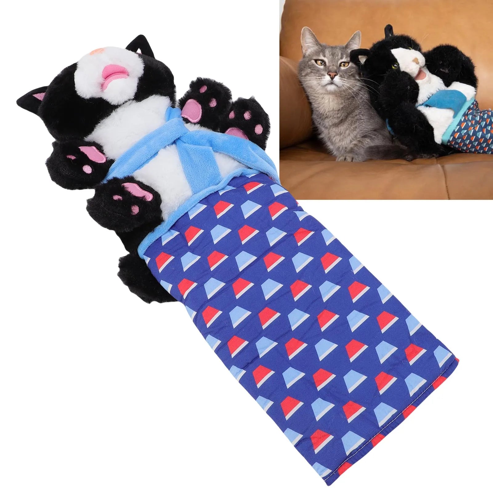 Cat Wrestling  Puppet Cat Wrestling Puppet Promote Exercise Reduce Boredom Interactive Portable Soft Polyester  for Cats